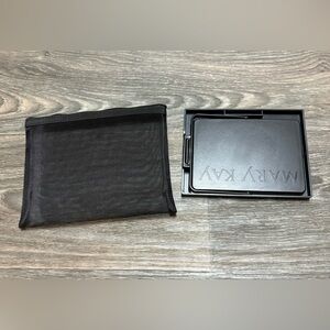 Mary Kay Black Cosmetic Case with Mesh Pouch